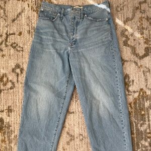 NWT! Madewell Balloon jeans in Hewes wash